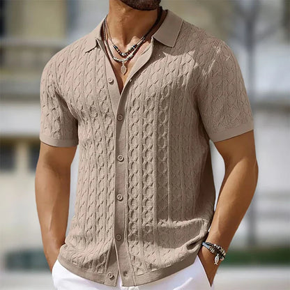 Men's Knit Polo Shirt