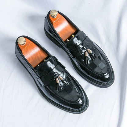 Hollis Men's Leather Formal Shoes Black