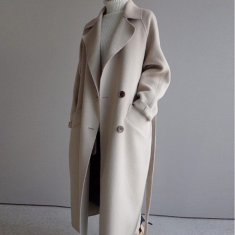 Women's Wool Coat Warm Winter Outerwear