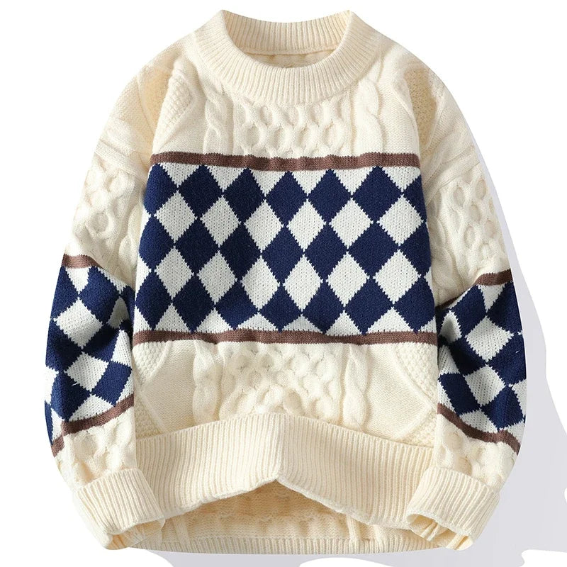 Cotton Crew Neck Sweater - Vonnera