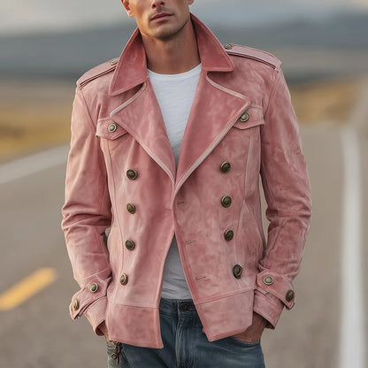 Douglas Men's Suede Leather Coat