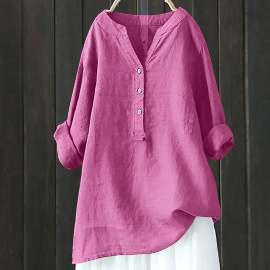 Women's Linen Summer Shirt - Vonnera