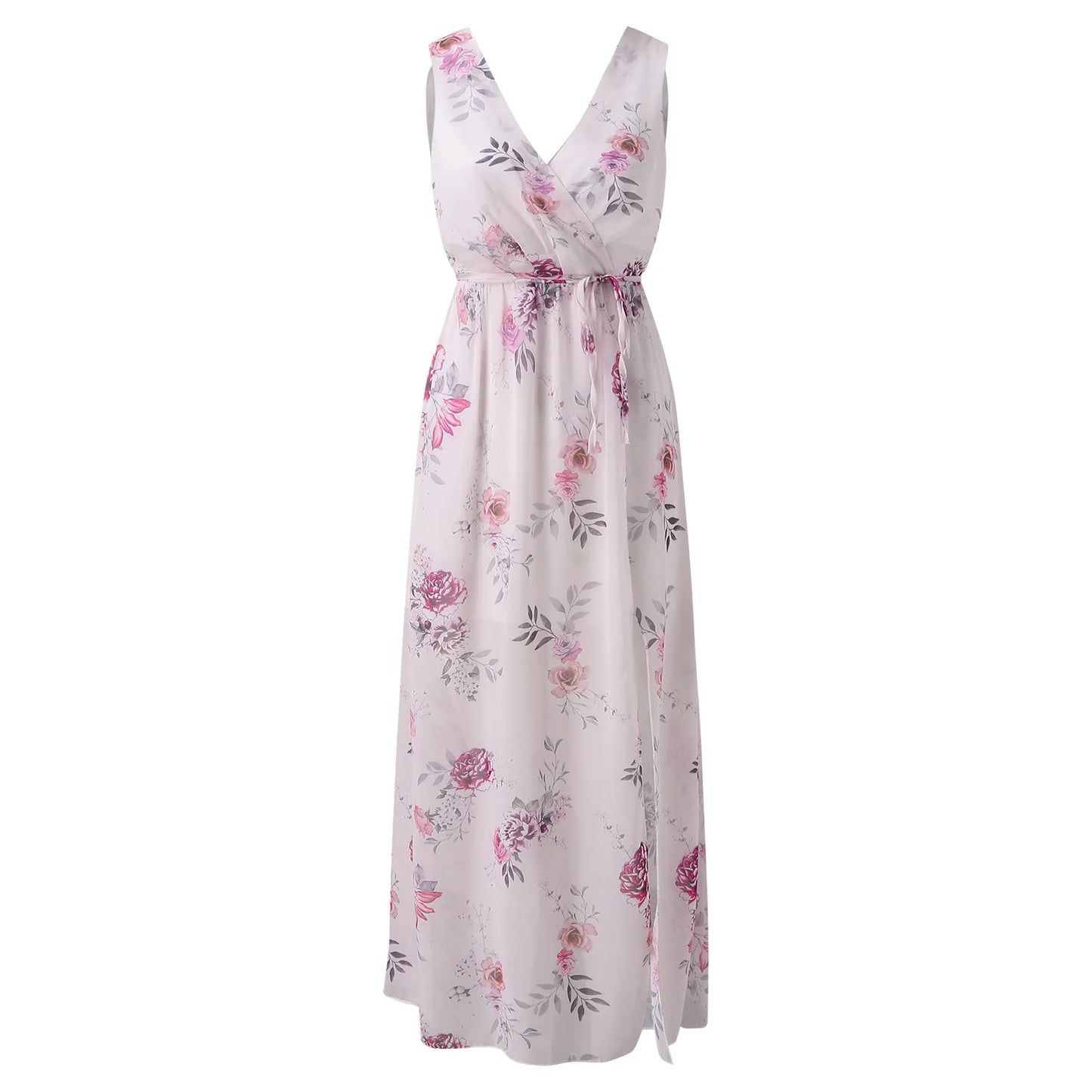 Women's Elegant Maxi Dress Slit Design