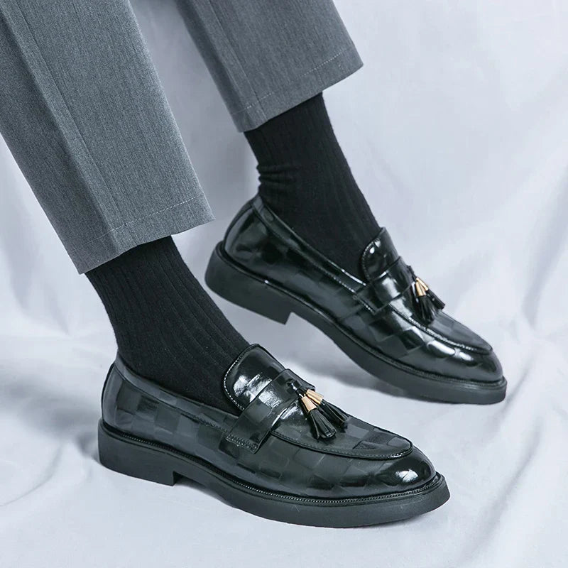 Hollis Men's Leather Formal Shoes Black