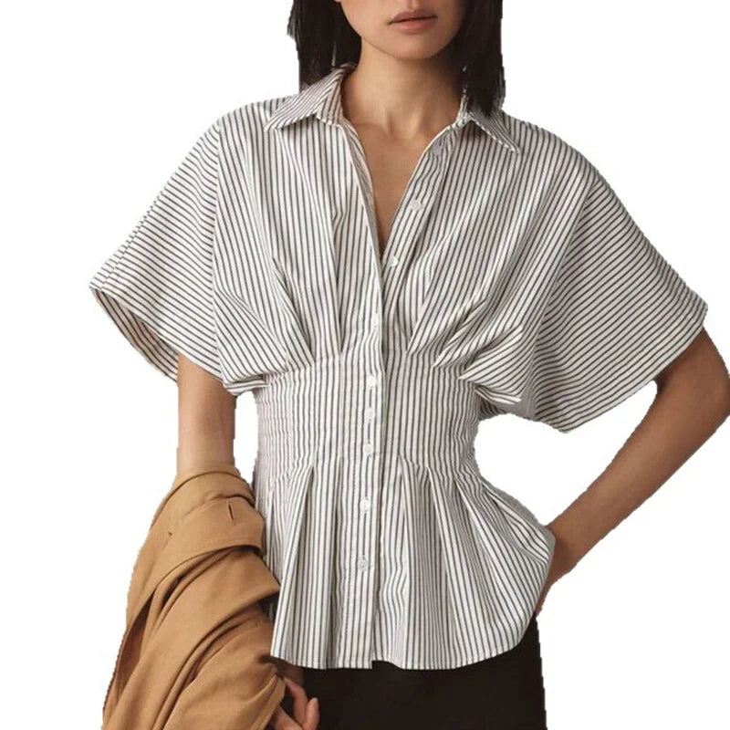 Women's Short Sleeve Peplum - Vonnera