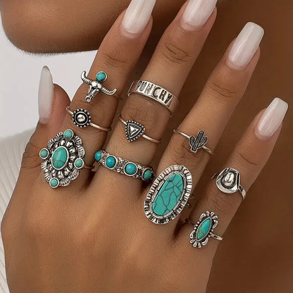Dakota Western Ring Set 10 Piece