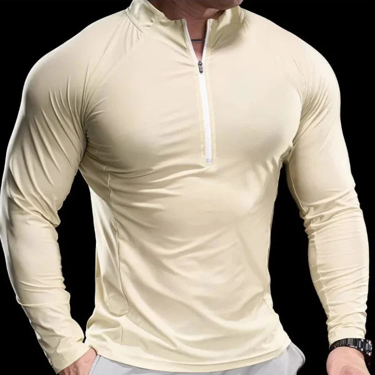 Men's Compression Half-Zip Shirt - Vonnera