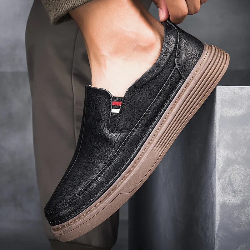 Vivana Mens Leather Loafers
