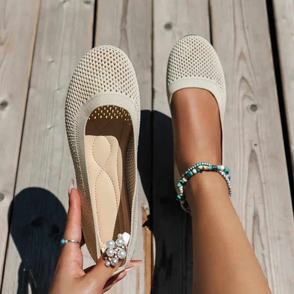 Women's Slip On Flats Comfortable Summer Shoes - Vonnera