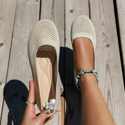 Women's Slip On Flats Comfortable Summer Shoes - Vonnera