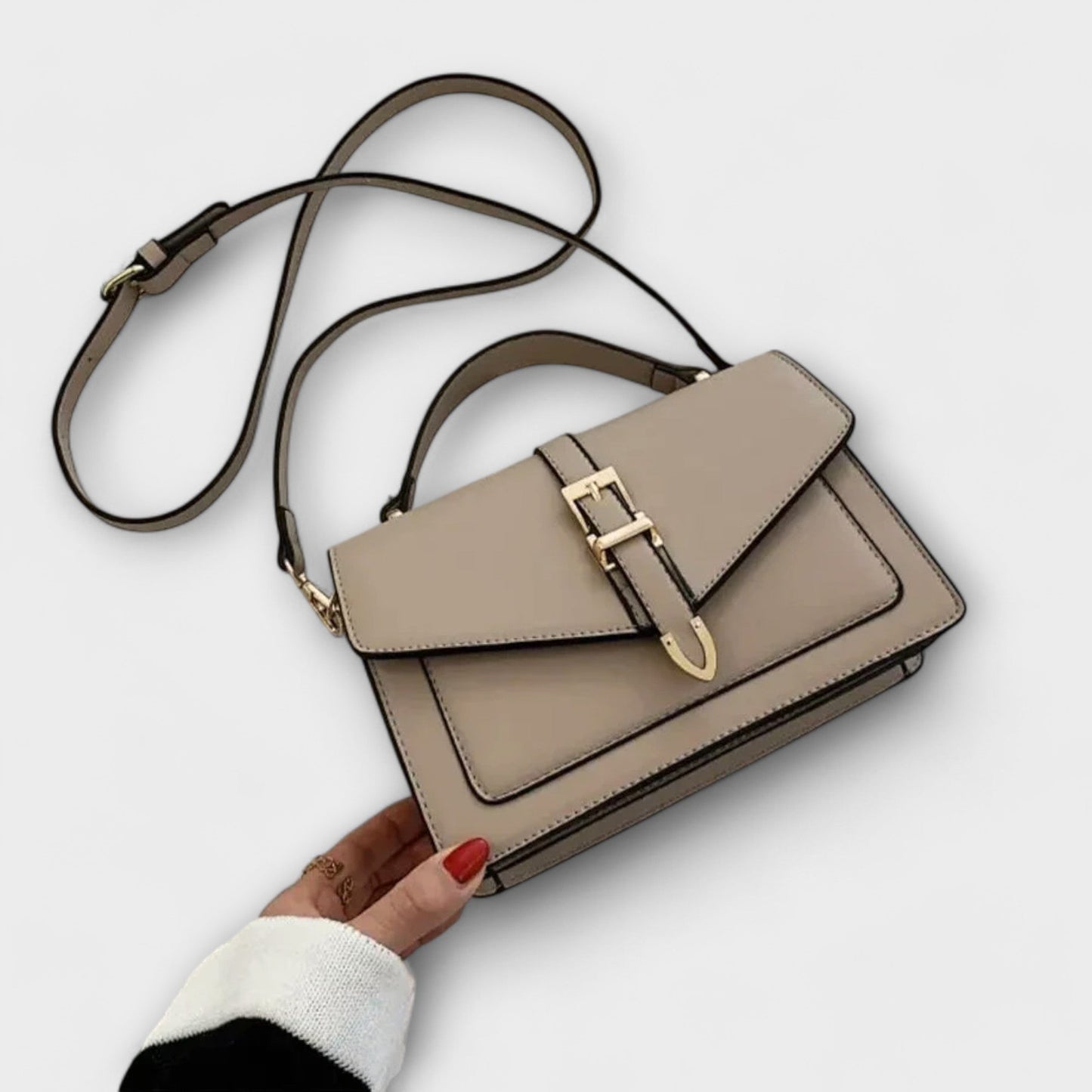 Women's Classic Leather Shoulder Bag - Vonnera