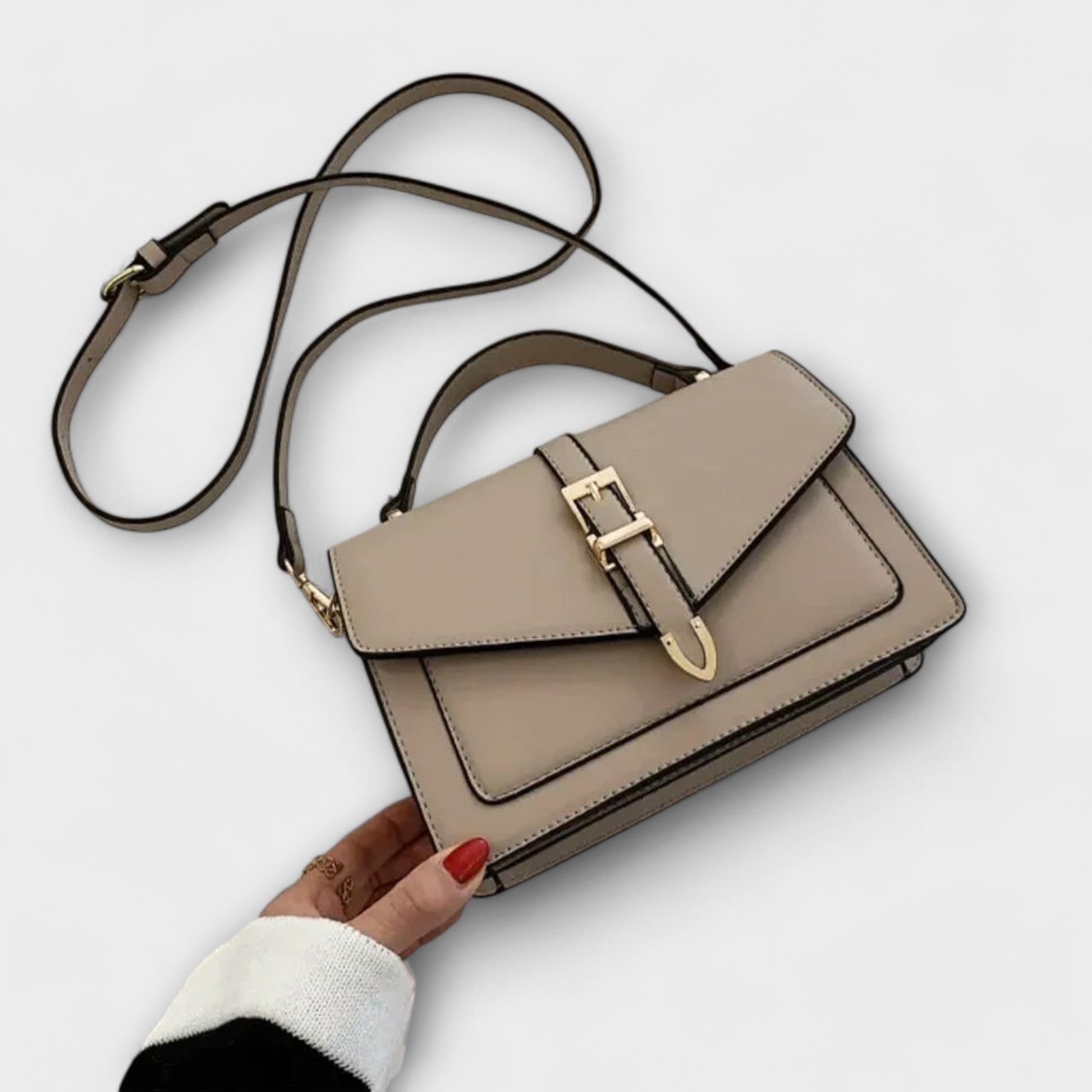 Women's Classic Leather Shoulder Bag - Vonnera
