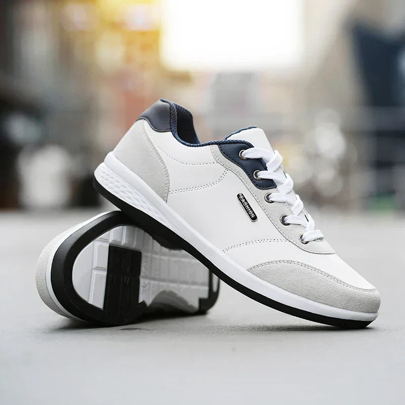 Men's Lace-Up Shoes Comfortable Leather Black