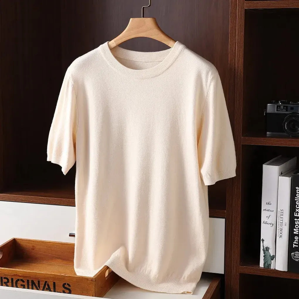 Men's Round Neck T-Shirt Everyday Wear - Vonnera