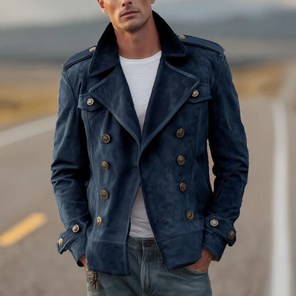 Douglas Men's Suede Leather Coat