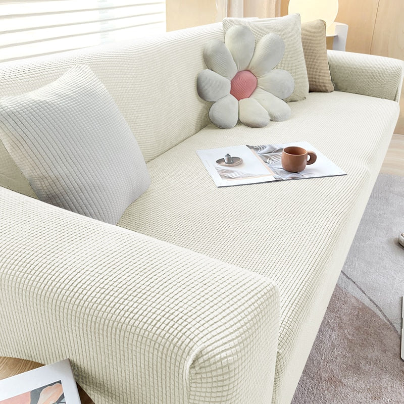 Stretch Sofa Slipcover Non-Slip Fabric Protector