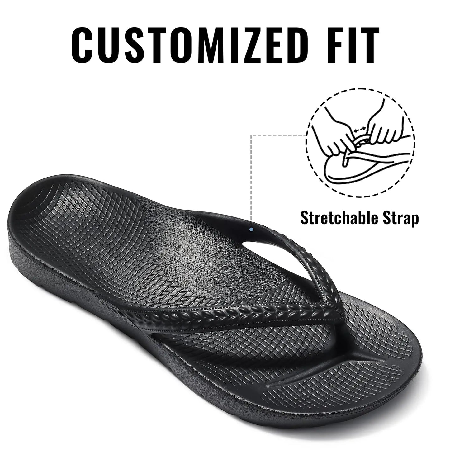 Orthopedic Sandals Arch Support Men Women Plantar Fasciitis Relief - Vonnera