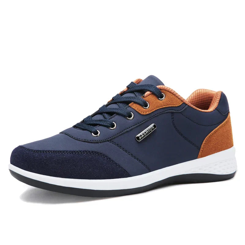 Men's Lace-Up Shoes Comfortable Leather Black