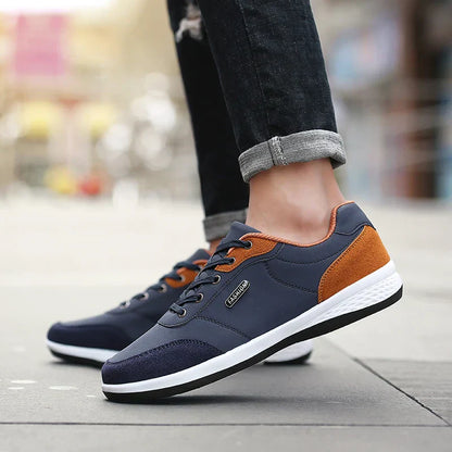 Men's Lace-Up Shoes Comfortable Leather Black