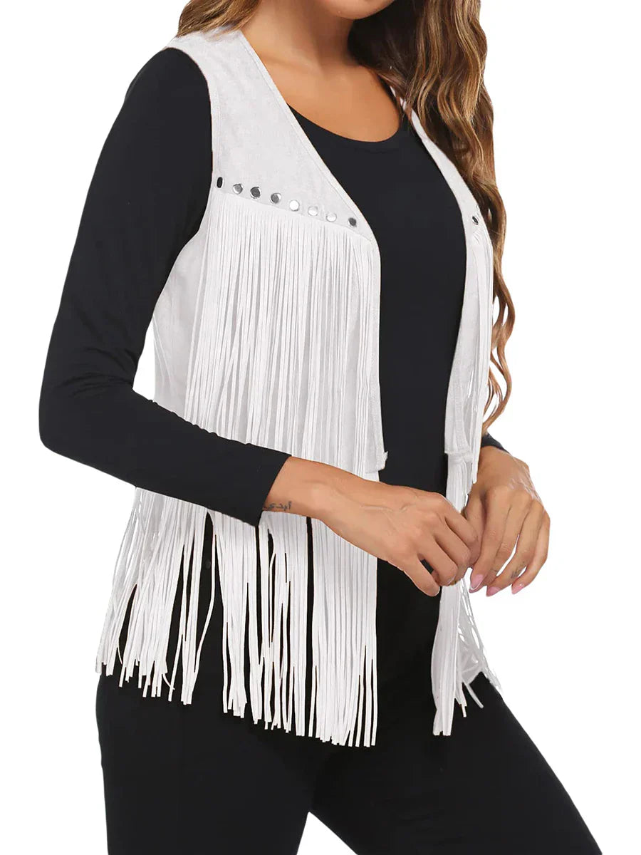 Women's Fringe Vest Vintage Style