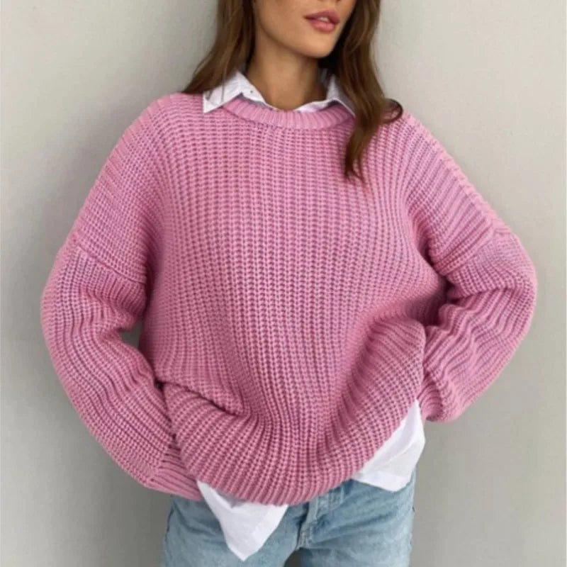 Women's Textured Sweater - Vonnera