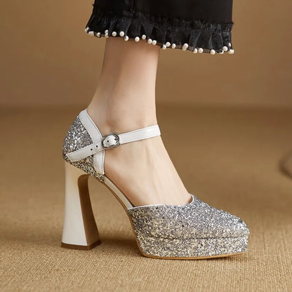 Women's Platform Pumps Sparkle Alvina
