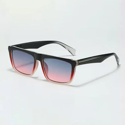 Caldio Rectangular Metal Sunglasses - Vonnera