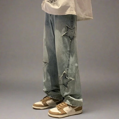 Embroidered Denim Jeans
