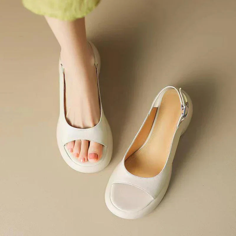 Wren Women's Flat Sandals Platform Low Heel