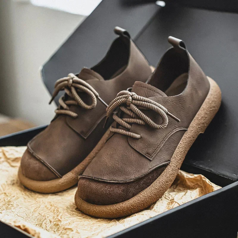 Men's Lace-Up Sneakers Textured Toe - Vonnera