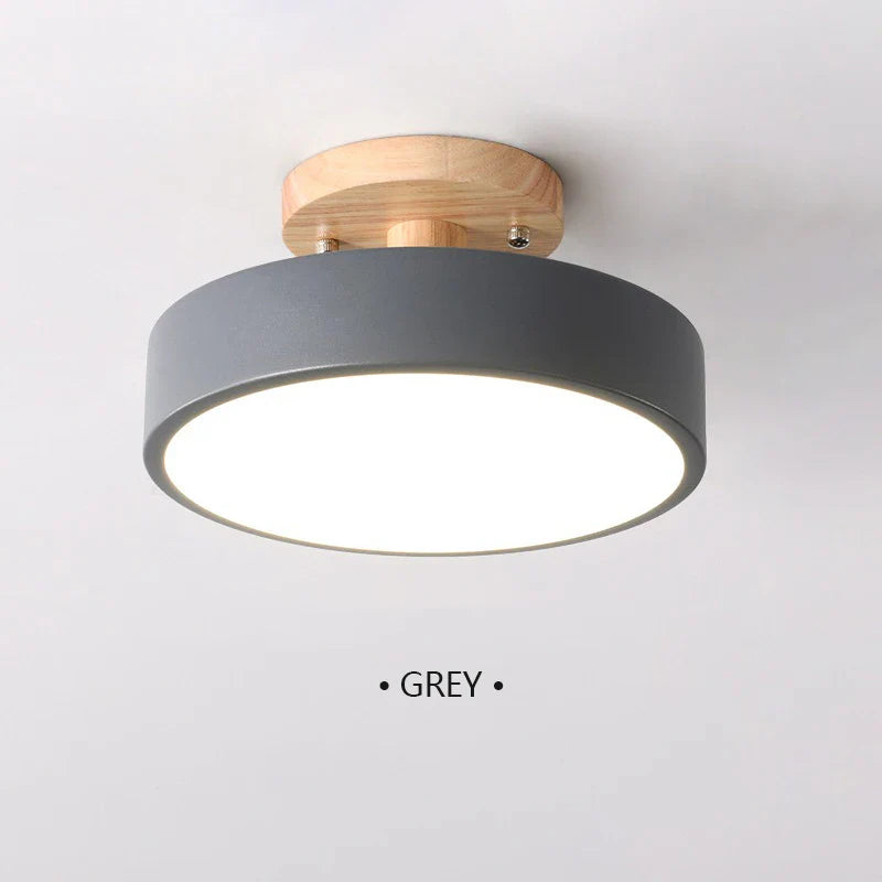 Vonnera Wooden Round Ceiling Light