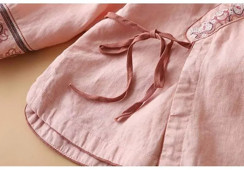 Women's Relaxed Fit Blouse Lightweight Breeze Pattern
