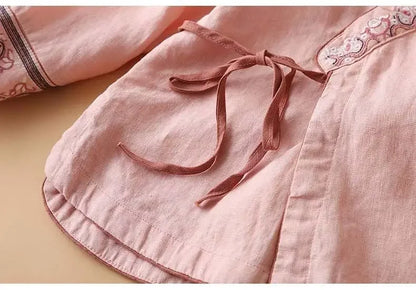 Women's Relaxed Fit Blouse Lightweight Breeze Pattern