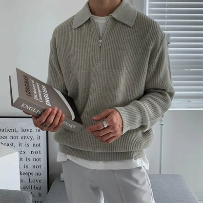 Men's Quarter Zip Sweater