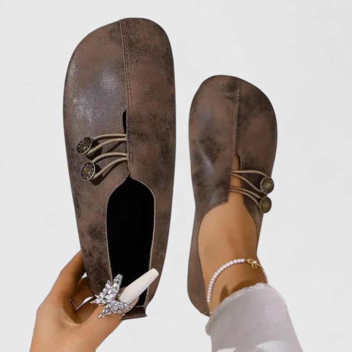Women's Flat Slip-On Loafers Closed-Toe