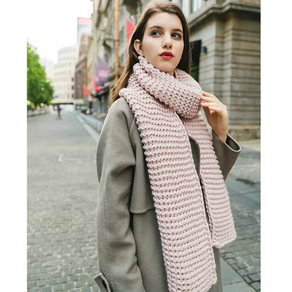 Merina Women's Chunky Knit Wool Scarf