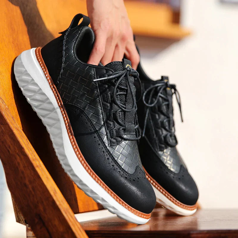 Windsor Mens Ridge Sneakers Comfortable Leather