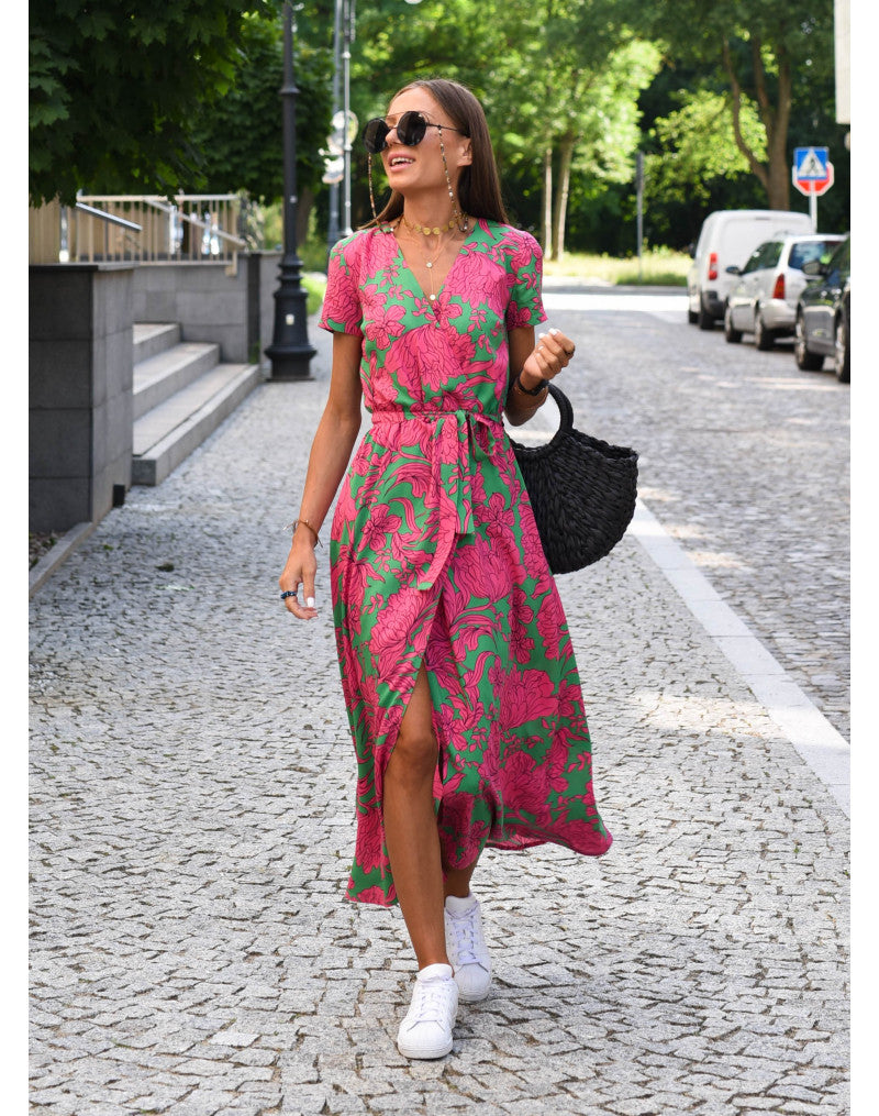 Women's Wrap Dress Tie Waist Belt - Vonnera