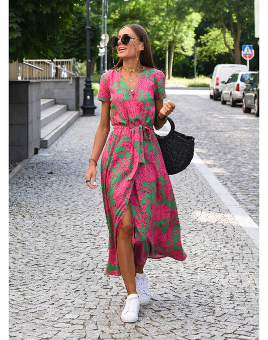 Women's Wrap Dress Tie Waist Belt - Vonnera