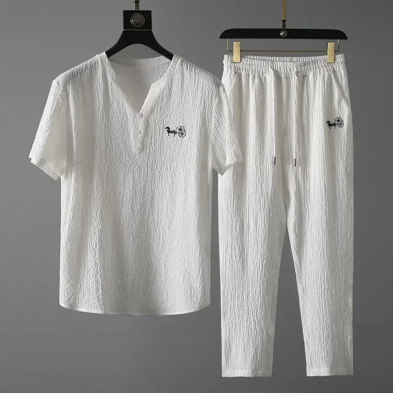 Nirvana Women's Linen Pants Set