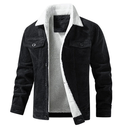 Men's Corduroy Collared Jacket Comfortable - Vonnera