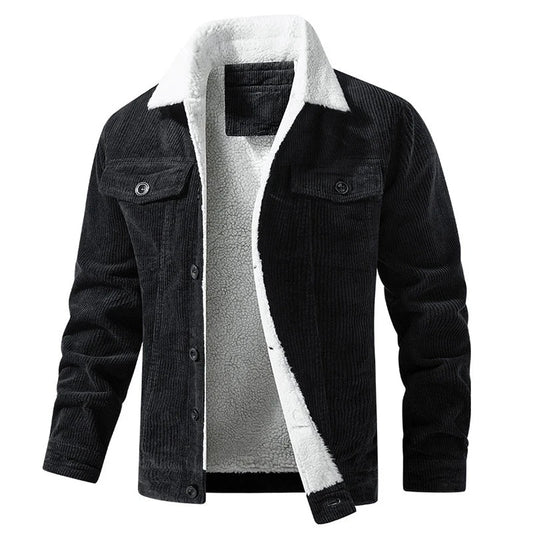 Men's Corduroy Collared Jacket Comfortable - Vonnera
