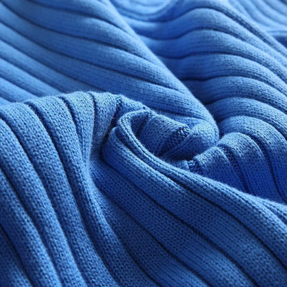 Women's Ribbed Turtleneck Sweater Knit
