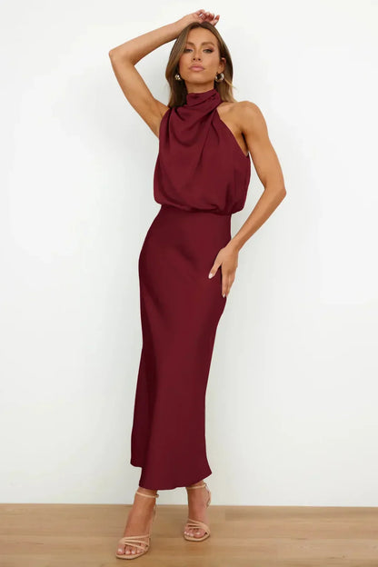 Women's Halter Evening Dress