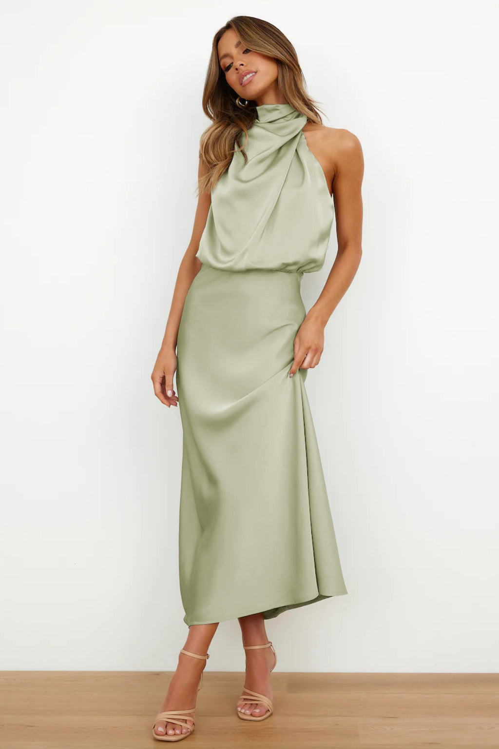 Women's Halter Evening Dress