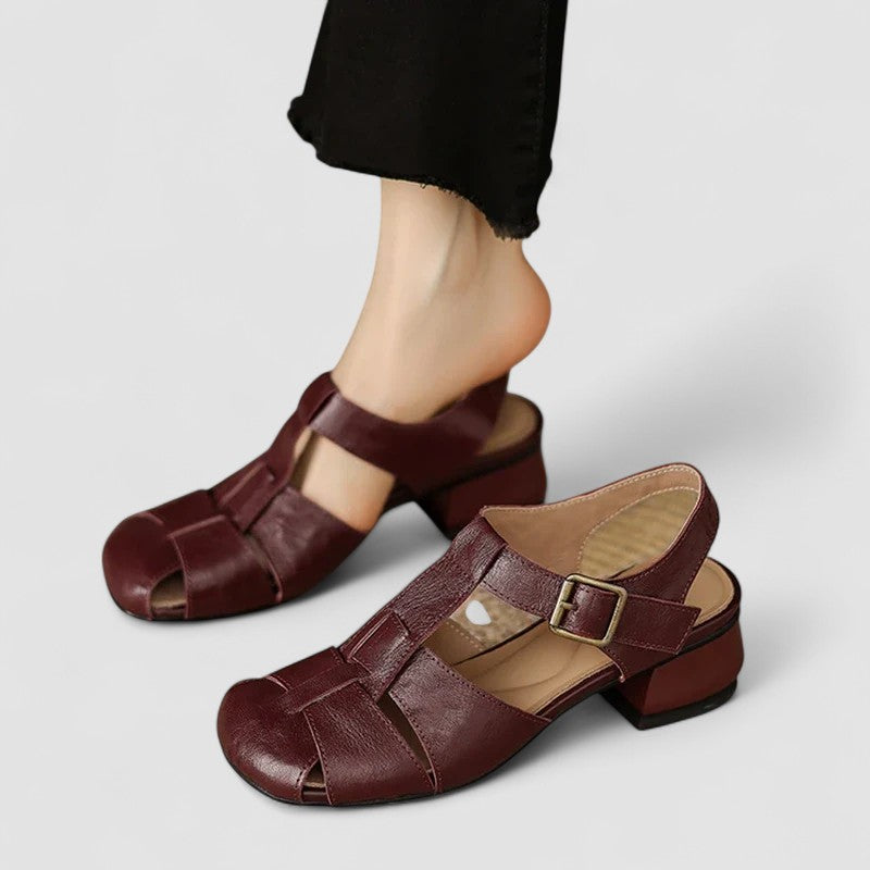 Women's Closed Toe Slingback Mary Jane Shoes - Vonnera