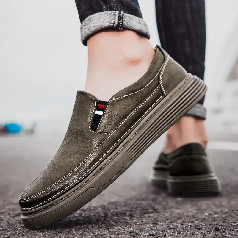 Vivana Mens Leather Loafers