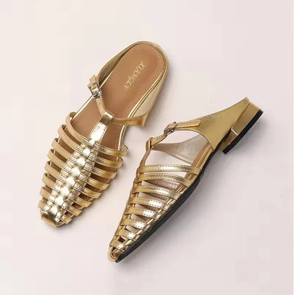Women's Summer Buckle Flat Shoes