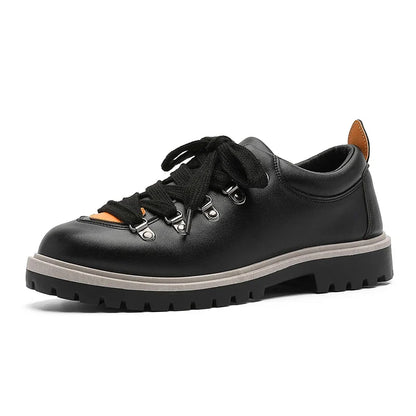 Men's Derby Shoes Leather Brown