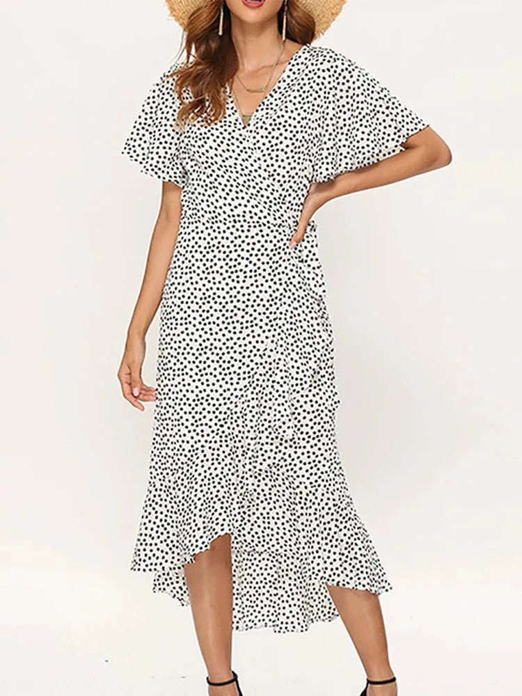 Women's Ruffle Hem Summer Dress